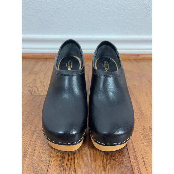 B45 Swedish Hasbeens Bettan Clogs EU 35 US 5 Scandi Cottagecore Indie Sleaze - Picture 3 of 12